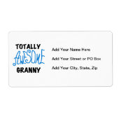 De de Blauwe T-shirts en Giften van de totaal Etiket (Voorkant)