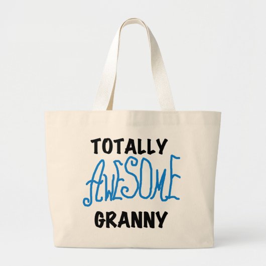 De de Blauwe T-shirts en Giften van de totaal Gewe Grote Tote Bag (Voorkant)