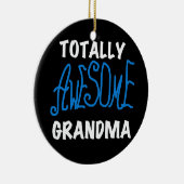 De de Blauwe T-shirts en Giften van de totaal Keramisch Ornament (Rechts)