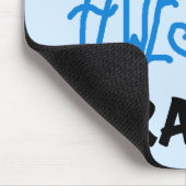 De de Blauwe T-shirts en Giften van de totaal Muismat (Hoek)