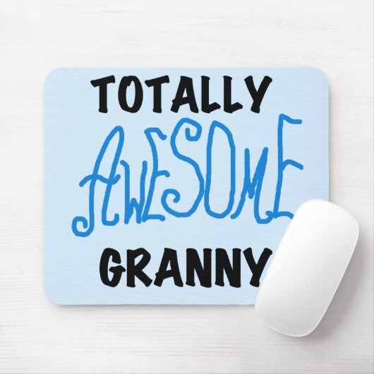 De de Blauwe T-shirts en Giften van de totaal Muismat (Met muis)