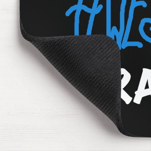 De de Blauwe T-shirts en Giften van de totaal Muismat (Hoek)