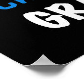 De de Blauwe T-shirts en Giften van de totaal Poster (Hoek)