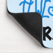 De de Blauwe T-shirts en Giften van het totaal Muismat (Hoek)