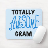 De de Blauwe T-shirts en Giften van het totaal Muismat (Met muis)