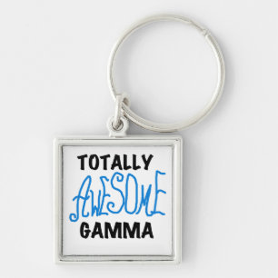 De de Blauwe T-shirts en Giften van totaal Geweldi Sleutelhanger