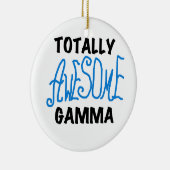 De de Blauwe T-shirts en Giften van totaal Keramisch Ornament (Rechts)