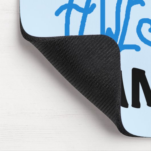 De de Blauwe T-shirts en Giften van totaal Muismat (Hoek)