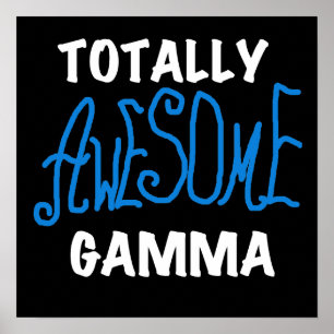 De de Blauwe T-shirts en Giften van totaal Poster