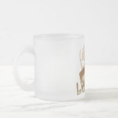 De de bruine T-shirts en Giften van het Matglas Koffiemok (Links)