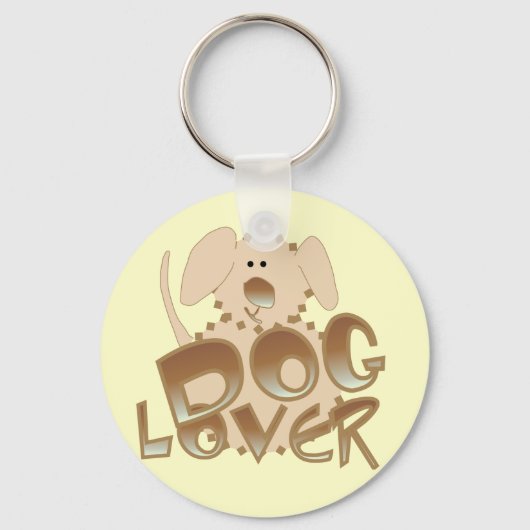 De de bruine T-shirts en Giften van het Sleutelhanger (Voorkant)