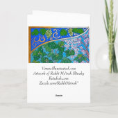 De de deelneming/de sympathiekaart van de Plaats Kaart (Achterkant)