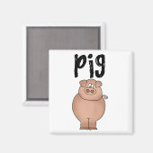 De de Dierlijke T-shirts en Giften van de Magneet (Voorkant / Achterkant)