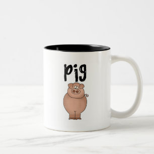 De de Dierlijke T-shirts en Giften van de Tweekleurige Koffiemok