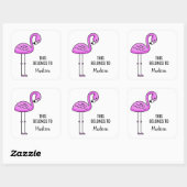 De de douanenaam van Flamingo & de stickers van de (Vel)