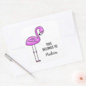 De de douanenaam van Flamingo & de stickers van de (Envelop)