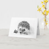 De de egelholding van Casanova nam in mond toe Kaart (Gele Bloem)