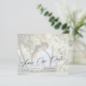 De de fotoelegante manuscriptbruiloft van de begro (Staand voorkant)