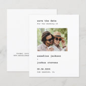 De de fototypografie bruiloft van de begroting spa (Voorkant / Achterkant)