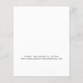 De de fototypografie bruiloft van de begroting spa (Achterkant)