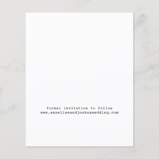 De de fototypografie bruiloft van de begroting spa (Achterkant)