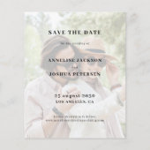 De de fototypografie bruiloft van de begroting spa flyer (Achterkant)