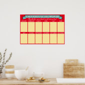 De de fotowerknemer van de de kleurenwerknemer van poster (Keuken)