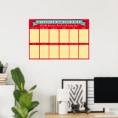 De de fotowerknemer van de de kleurenwerknemer van poster (Thuiskantoor)