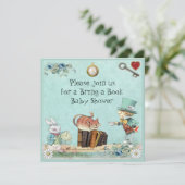 De de gekke Hoedenmaker & Kat van Cheshire brengen Kaart (Staand voorkant)