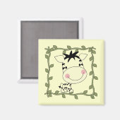 De de Gestreepte T-shirts en Giften van het baby Magneet (Voorkant / Achterkant)