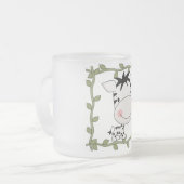 De de Gestreepte T-shirts en Giften van het baby Matglas Koffiemok (Voorkant links)