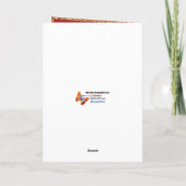 De de Gouden Duif & Hulst van Kerstmis Feestdagen Kaart (Achterkant)