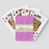 De de Gouden Folie en Diamanten van paarse Speelkaarten (Achterkant)