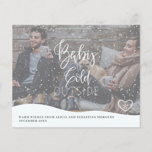 De de groet van de de festivakaart van het kerstfe (Voorkant)