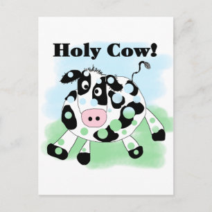 De de heilige T-shirts en Giften van de Koe Briefkaart