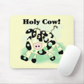 De de heilige T-shirts en Giften van de Koe Muismat (Met muis)