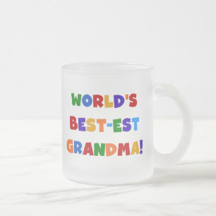 De de Heldere T-shirts en Giften van de Oma van Matglas Koffiemok