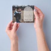 De de kalenderfoto van de BEGROTING sparen de Uitn Flyer (Hand)