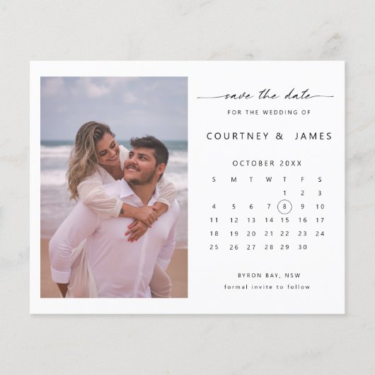 De de kalenderfoto van de BEGROTING sparen de Uitn Flyer (Voorkant)