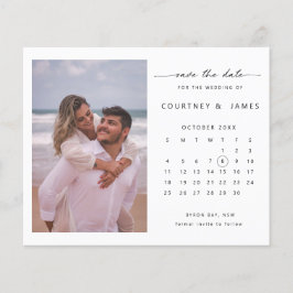 De de kalenderfoto van de BEGROTING sparen de Uitn Flyer