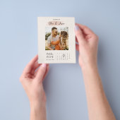 De de kalenderfoto van de BEGROTING sparen de Uitn Flyer (Hand)