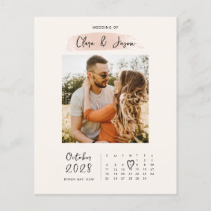 De de kalenderfoto van de BEGROTING sparen de Uitn Flyer