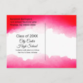 De de klassenReünie van de Rode Waterverf van de d Briefkaart (Achterkant)