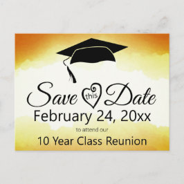 De de klassenreünie van de waterverf sparen de Sja Briefkaart