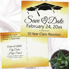 De de klassenReünie van de Waterverf van de douane Briefkaart