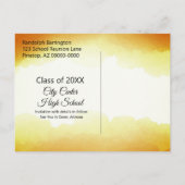 De de klassenReünie van de Waterverf van de douane Briefkaart (Achterkant)