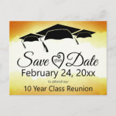 De de klassenReünie van de Waterverf van de douane Briefkaart (Voorkant)