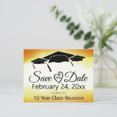 De de klassenReünie van de Waterverf van de douane Briefkaart (Staand voorkant)