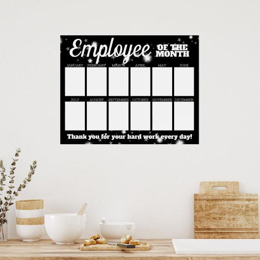 De de kleurenfotowerknemer van de douane van de ma poster (Keuken)