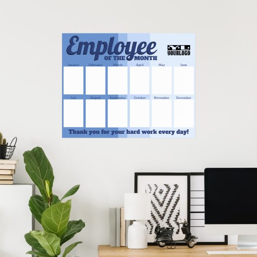 De de kleurenfotowerknemer van de douane van de ma poster (Thuiskantoor)